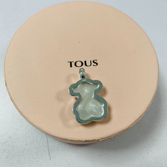 Silver TOUS Color Pendant with faceted onyx 3,3cm. sterling silver - Picture 7 of 10